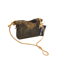 Vintage pojemnik z drewna naczynie na olej/latarnia S